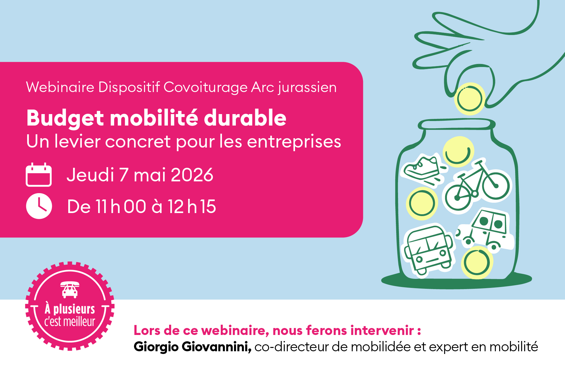 Webinaire – Budget mobilité durable, un levier concret pour les entreprises